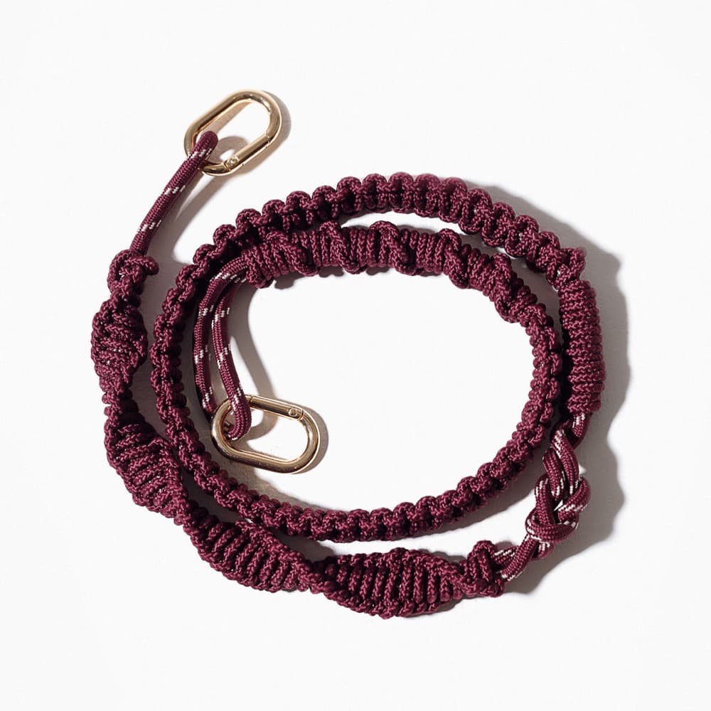 Macramé Strap Bordeaux